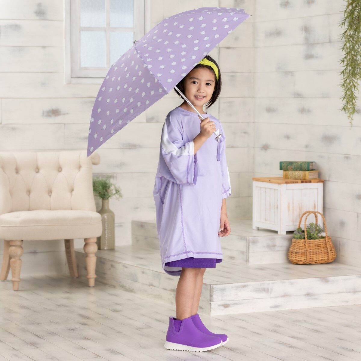 王様戦隊キングオージャー 折り畳み傘 もっふん 総柄 | 王様戦隊キング