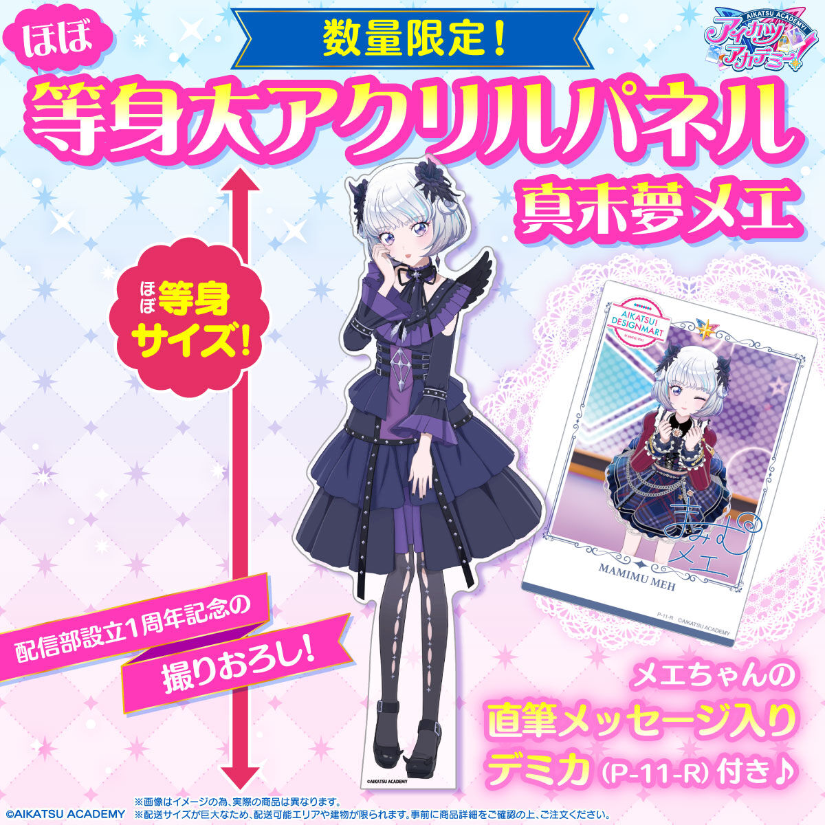 予約発売】アイカツアカデミー！ほぼ等身大アクリルパネル～1st