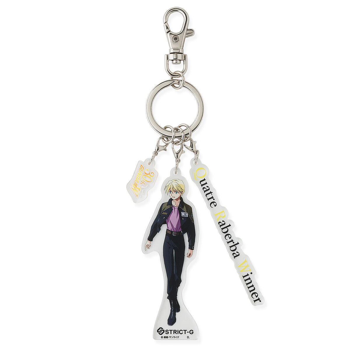 STRICT-G 新機動戦記ガンダムW アクリルキーホルダー ヒイロ リリーナ STRICT-G 新機動戦記ガンダムW アクリルキーホルダー ヒイロ