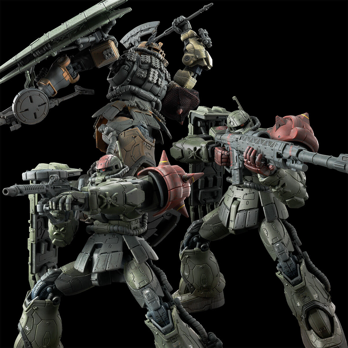 【ガンプラ全塗装完成品】HG 1/144 ザクII F型ケイル機 Amazon | HG 1/144 ザクII F型 チャブス機 ＆ ケイル機 +