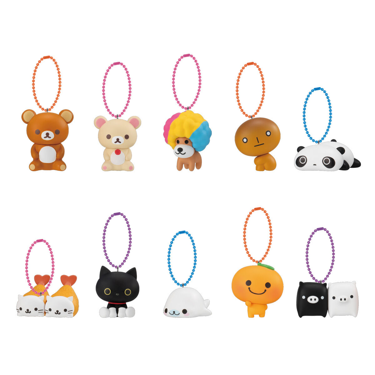 リラックマ　ミャクミャク　マスコット　チャーム リラックマ × ミャクミャク EXPO コラボマスコット 万博