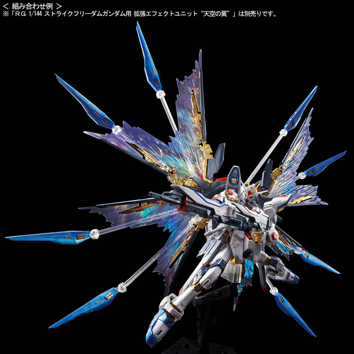 ストライクフリーダム チタニウムフィニッシュ & 天空の翼 RG 1/144 機動戦士ガンダムSEED DESTINY」より「RG 1/144 ストライク