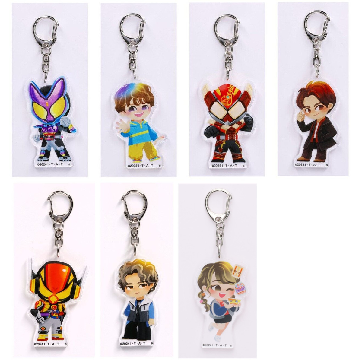 ★仮面ライダーガヴ ラキア・アマルガ アクスタ&キーホルダー5点セット【未開封】 4点set】仮面ライダーガヴ✨ラキア・アマルガマスコット