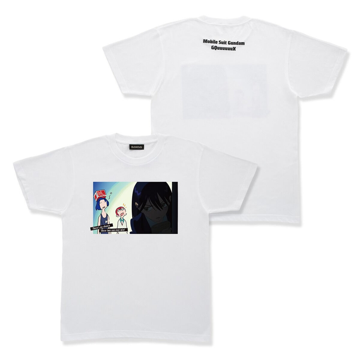 機動戦士Gundam GQuuuuuuXシーンデザインTシャツ（マチュ、シュウジ