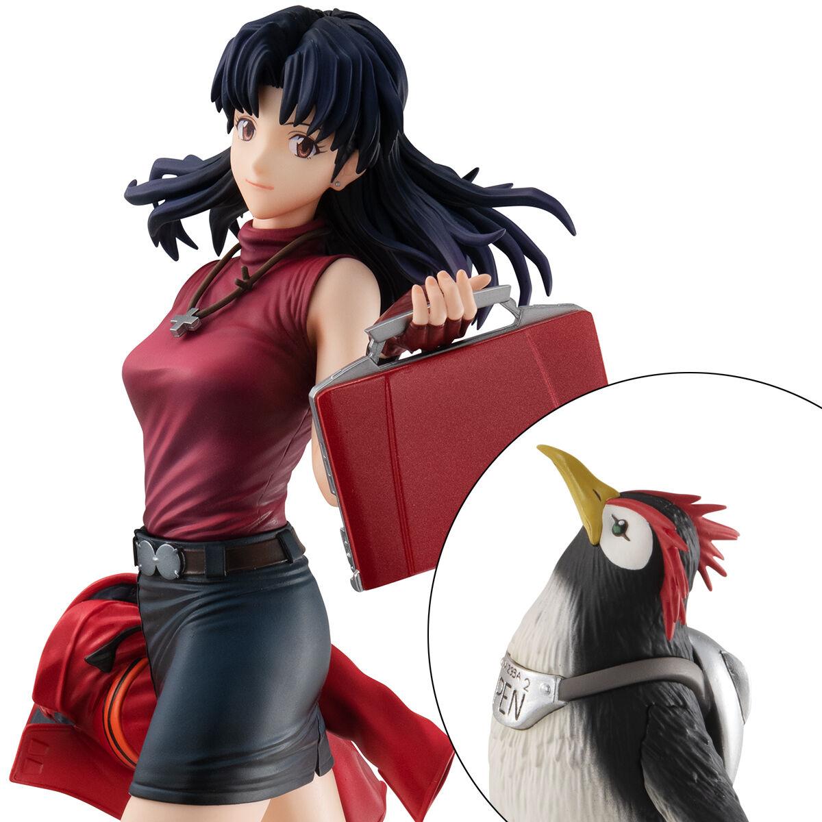 GALSシリーズ ヱヴァンゲリヲン新劇場版 葛城ミサト＆ペンペン フィギュア GALSシリーズ ヱヴァンゲリヲン新劇場版 葛城ミサト＆ペンペン