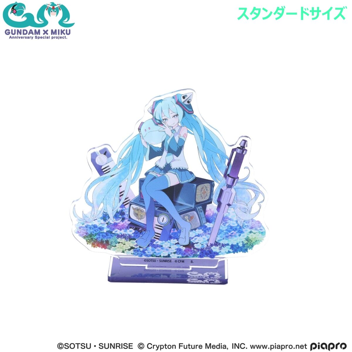 初音ミク　ガンダムメタバースキャンペーン　アクリルスタンド ガンダムメタバース ライブ 初音ミク アクスタ ガンダム レア
