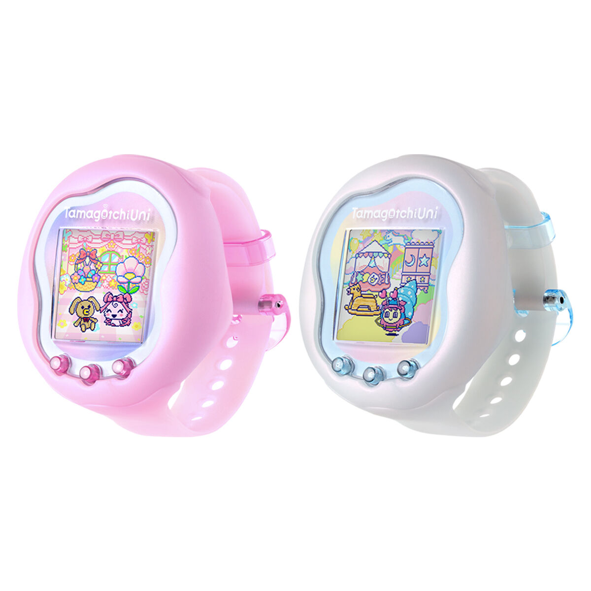たまごっちuni Tamagotchi Uni Aurora Pink/Prism White | たまごっち