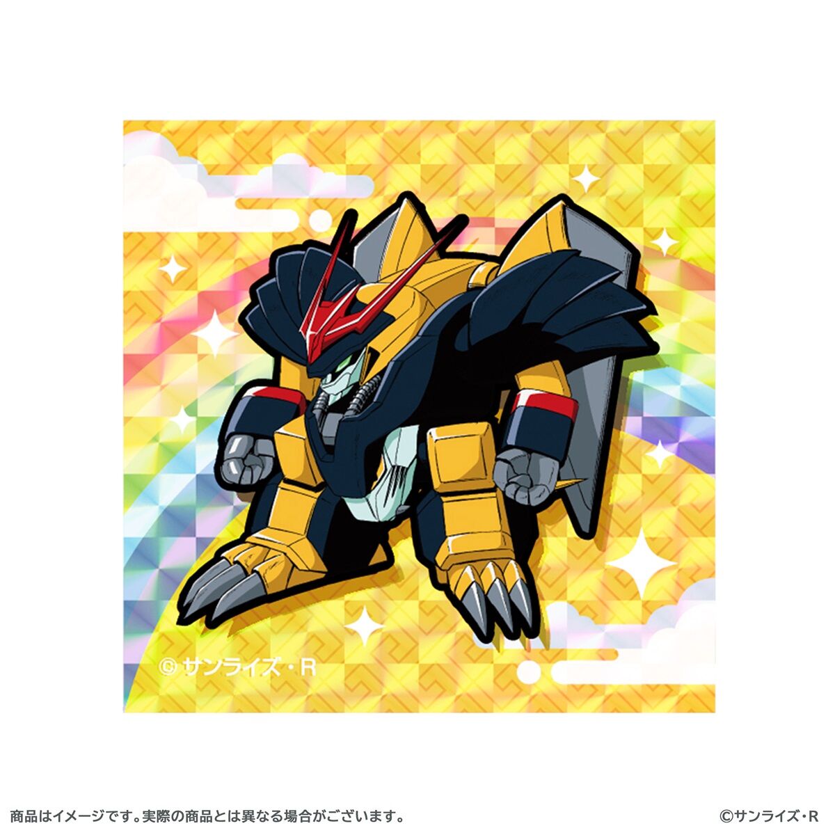 魔神英雄伝ワタル　キングヘラクロス ドット絵ステッカー 魔神英雄伝ワタル キングヘラクロス ドット絵ステッカー 魔神