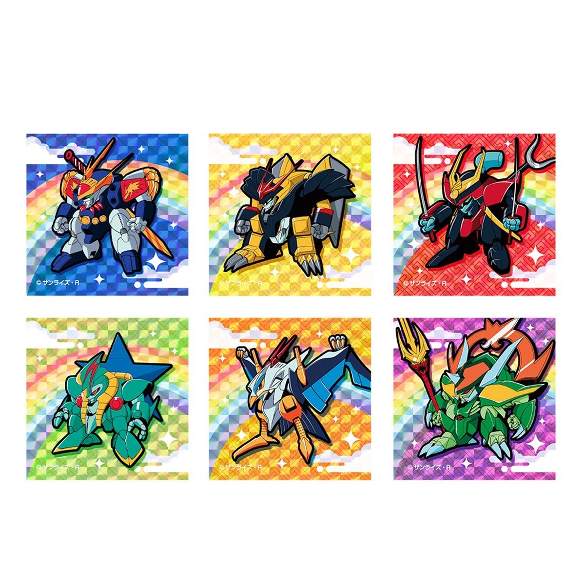 魔神英雄伝ワタル トレーディングキラキラシール(全6種ランダム