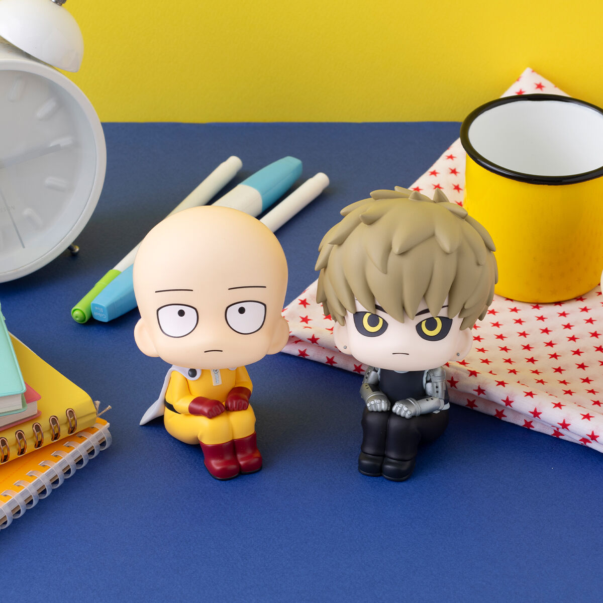 るかっぷ ワンパンマン サイタマ＆ジェノス セット【限定座布団