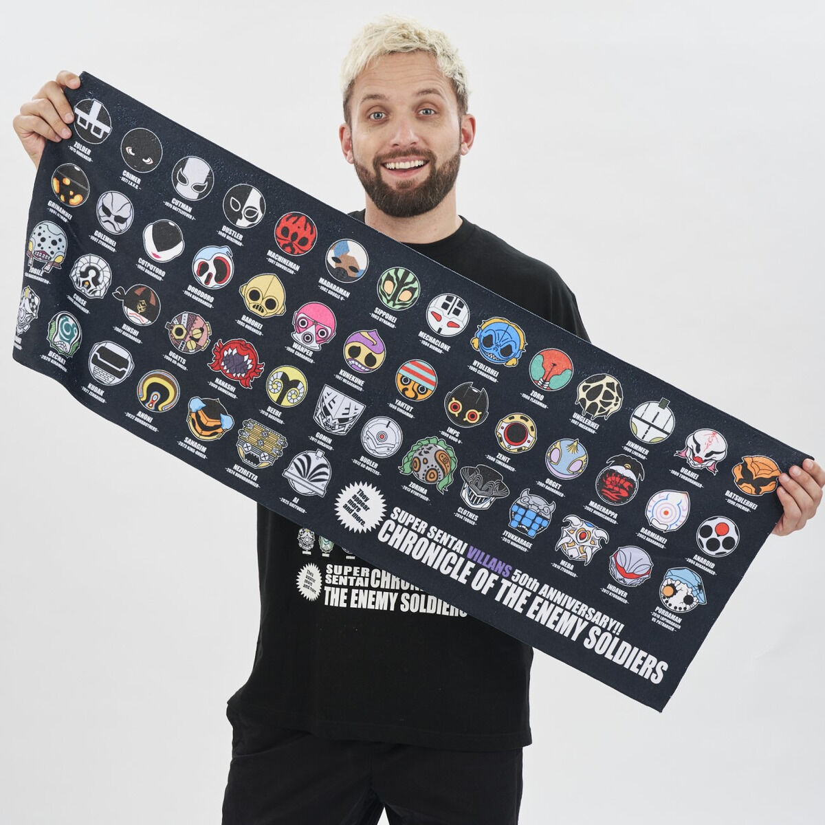 スーパー戦隊50th×K-SuKe 歴代敵兵士 スポーツタオル | 宇宙戦隊キュウ