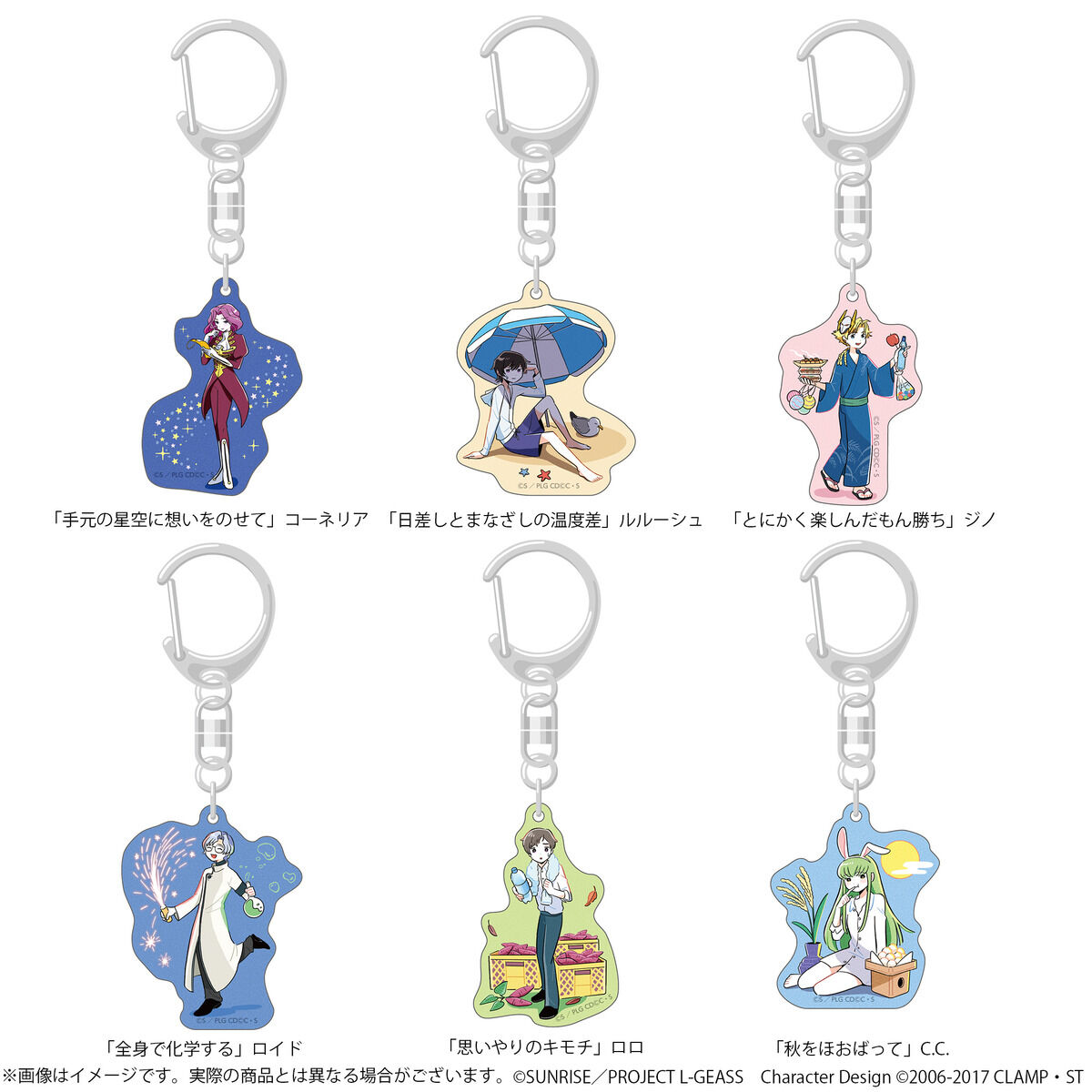 コードギアス ロロ・ランペルージ アクリルキーホルダー・パスケースセット コードギアス ロロ・ランペルージ アクリルキーホルダー・パス