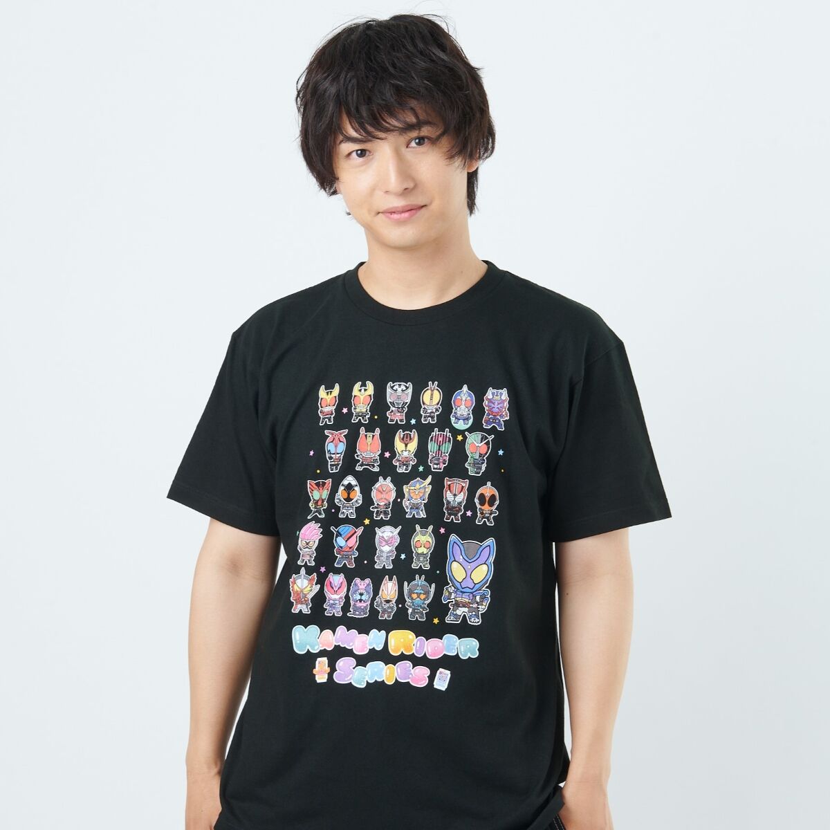 仮面ライダーガヴ＆仮面ライダーシリーズ デフォルメ Tシャツ 大人用