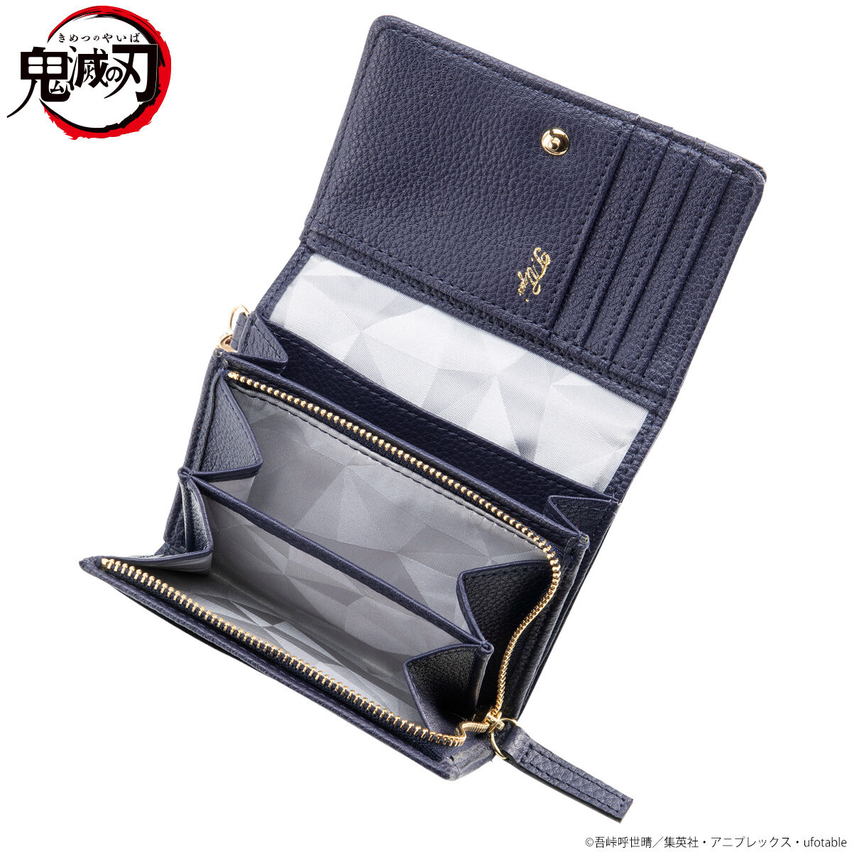 鬼滅の刃 様　THE CRIME 二つ折り財布 C1G3-AC03ブラック 鬼滅の刃 様 THE CRIME 二つ折り財布 C1G3-AC03ブラック - メルカリ