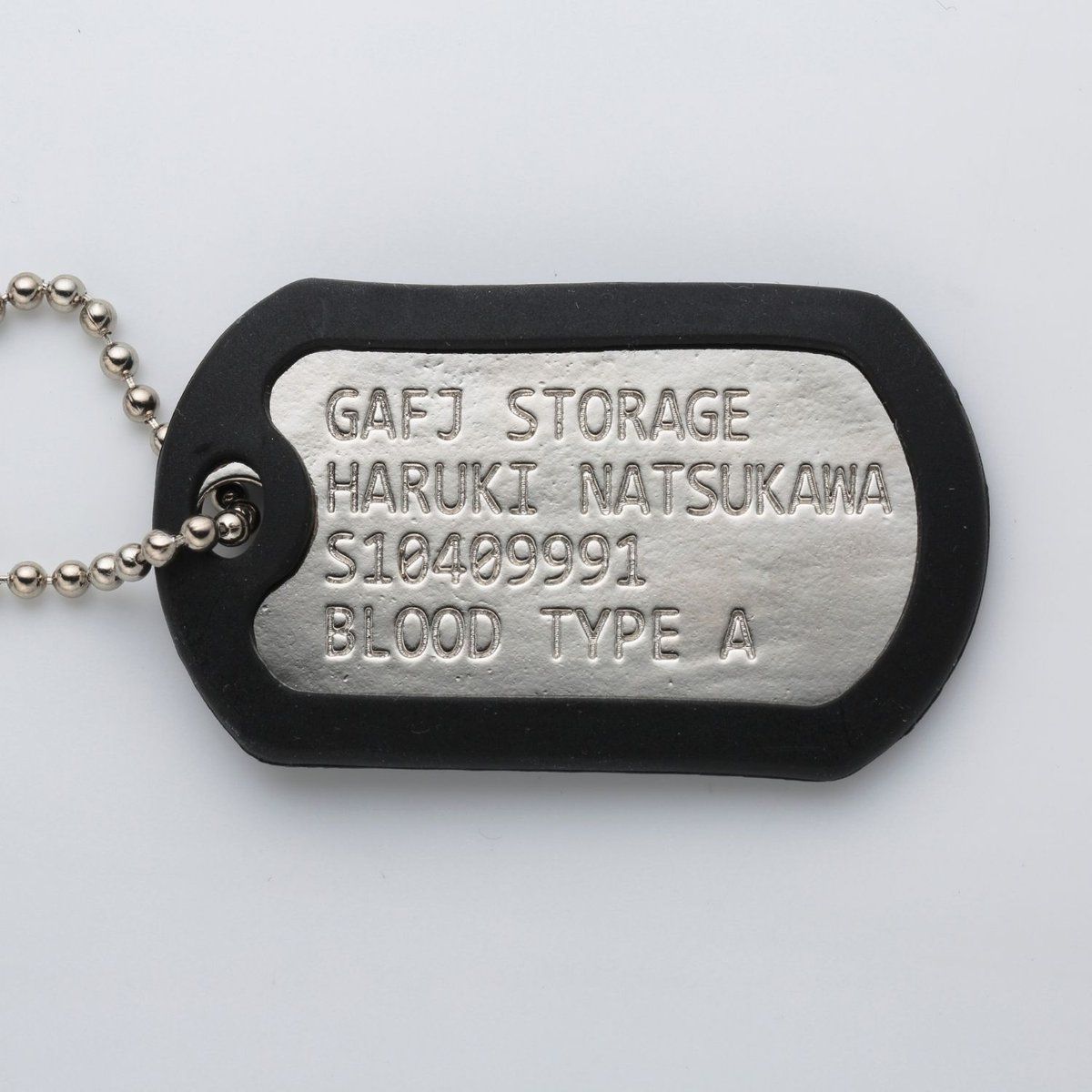 ウルトラマンZ 2連ドッグタグネックレス-ナツカワ ハルキver