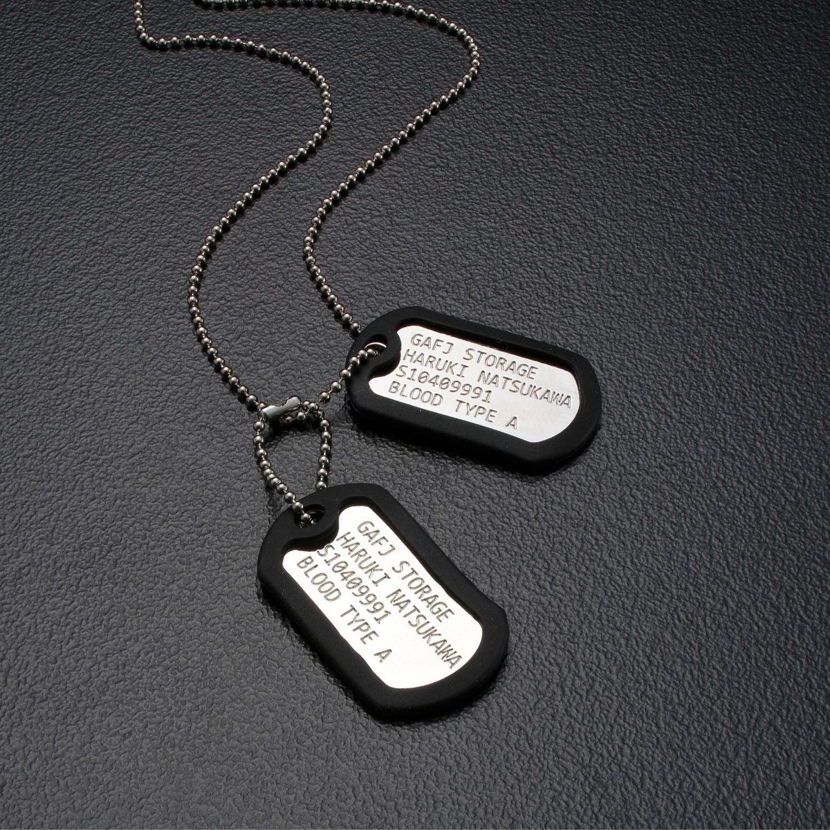 ウルトラマンZ 2連ドッグタグネックレス-ナツカワ ハルキver