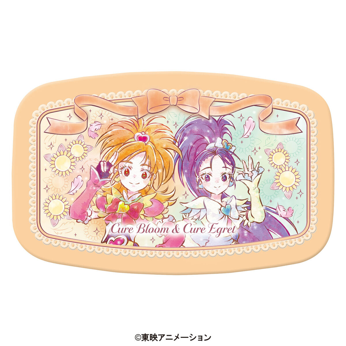 アニメ　Yes! Precure 5 蓋付き　特大缶　持ち手付き福缶 Precure All Stars Card Gummy 