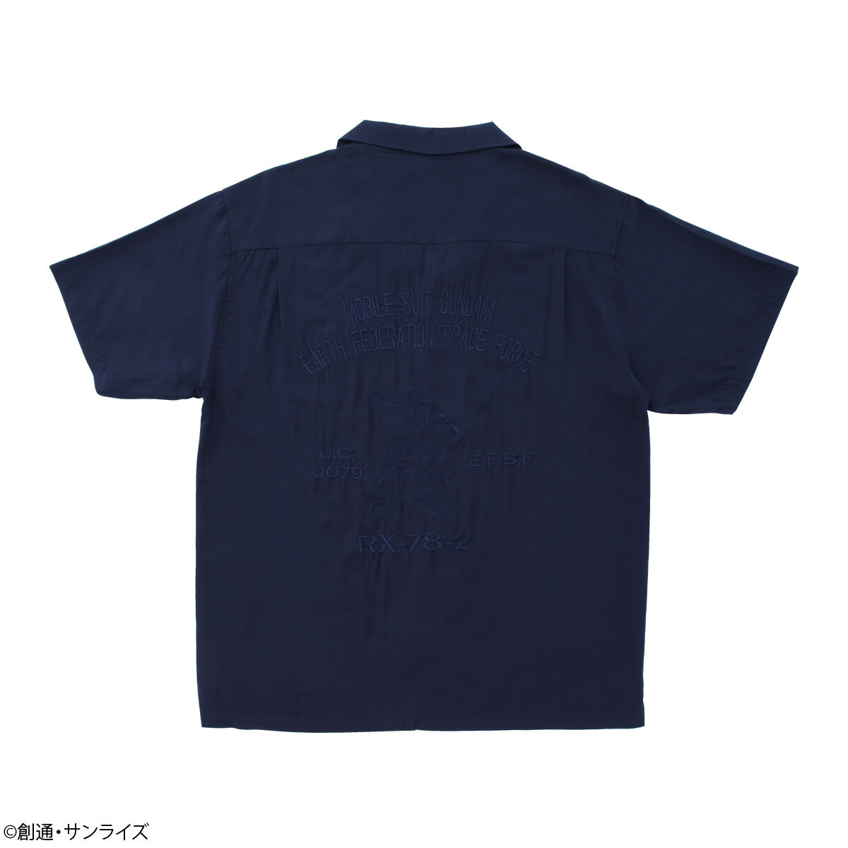 STRICT-G『機動戦士ガンダム』レーヨン刺繍シャツ RX-78-2