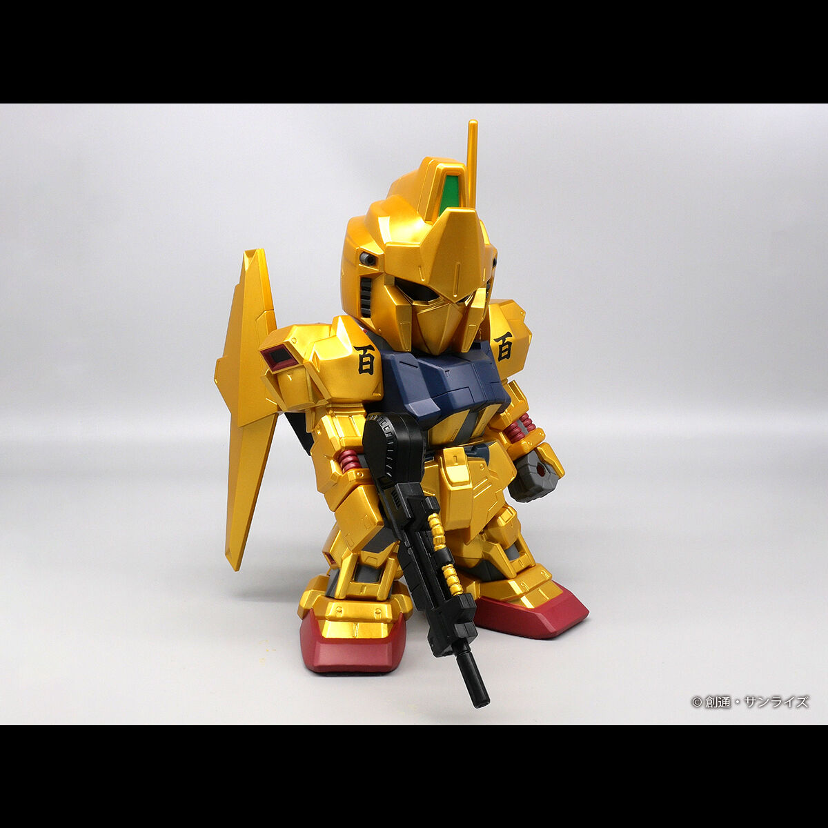 Jumbo Soft Vinyl Figure SD MSN-00100 Hyaku-Shiki -SD Gundam-(Limited Edtion Gold)