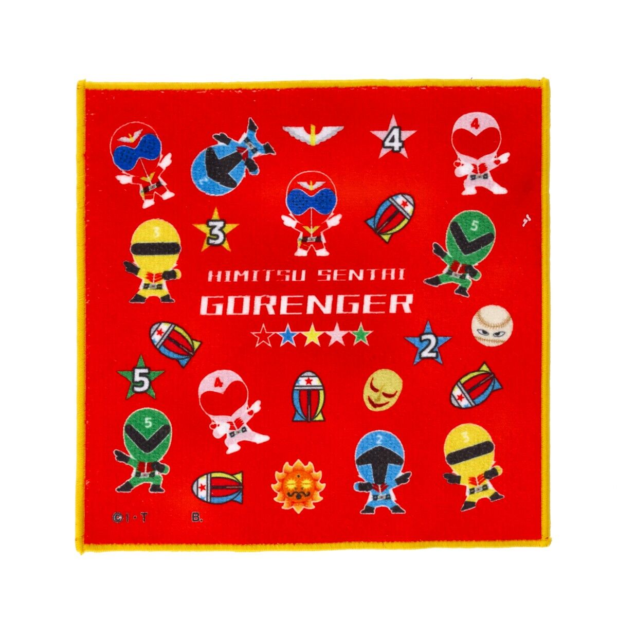 秘密戦隊ゴレンジャー デフォルメ ミニタオル | 秘密戦隊ゴレンジャー