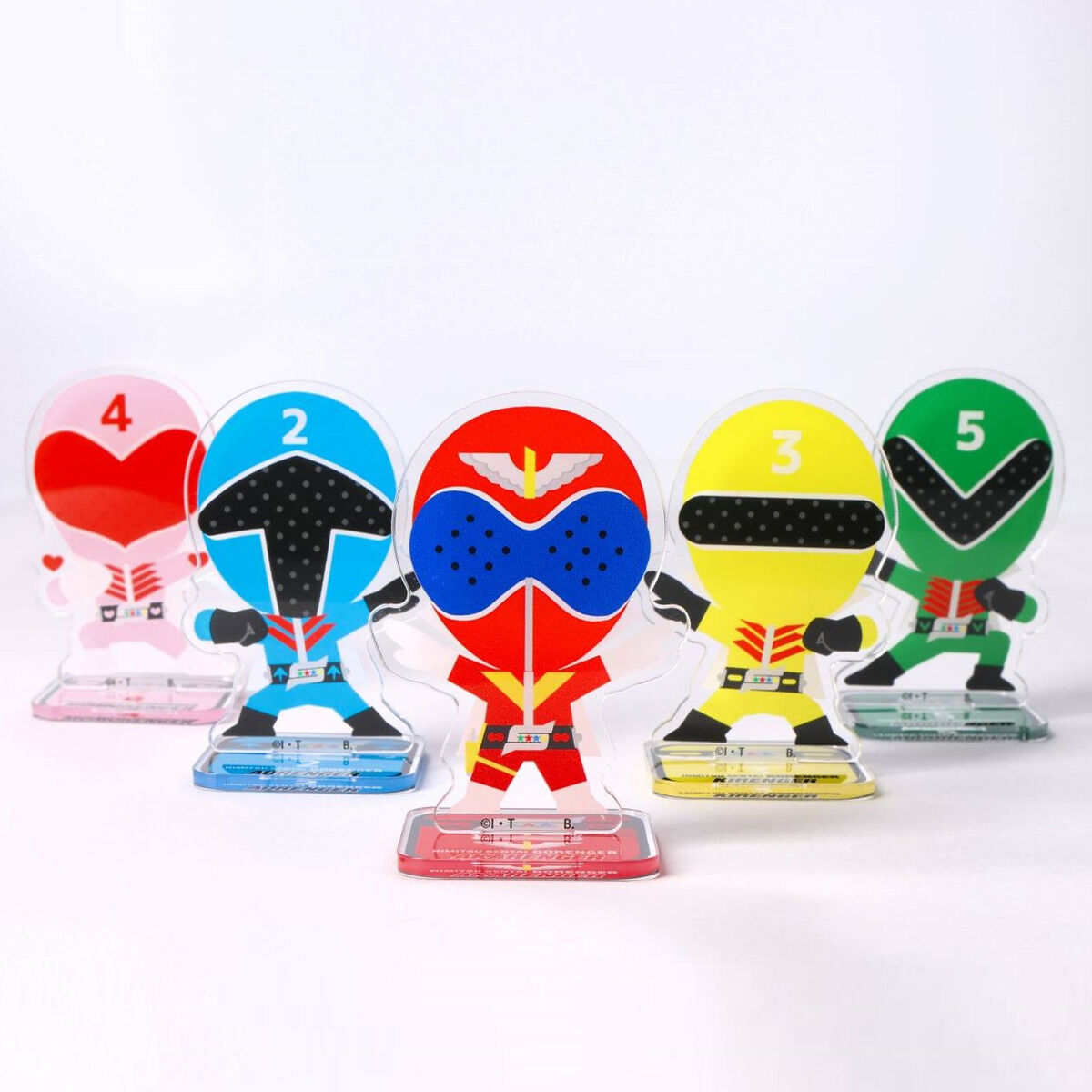 秘密戦隊ゴレンジャー デフォルメ アクリルスタンド 全5種