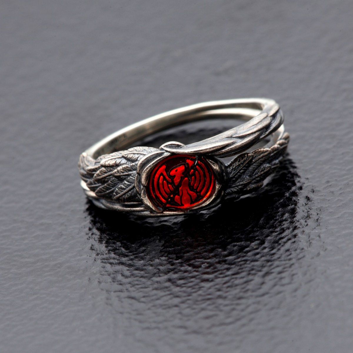 仮面ライダーオーズ 割れたタカメダル SILVER925リング | 仮面ライダー