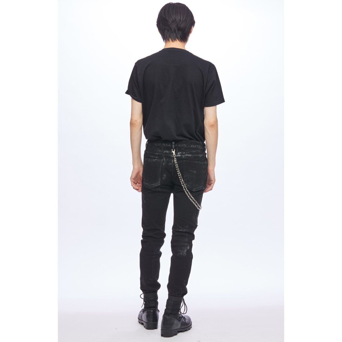 爆上戦隊ブンブンジャー×h.NAOTO ブンオレンジ／振騎玄蕃 パッチデニム