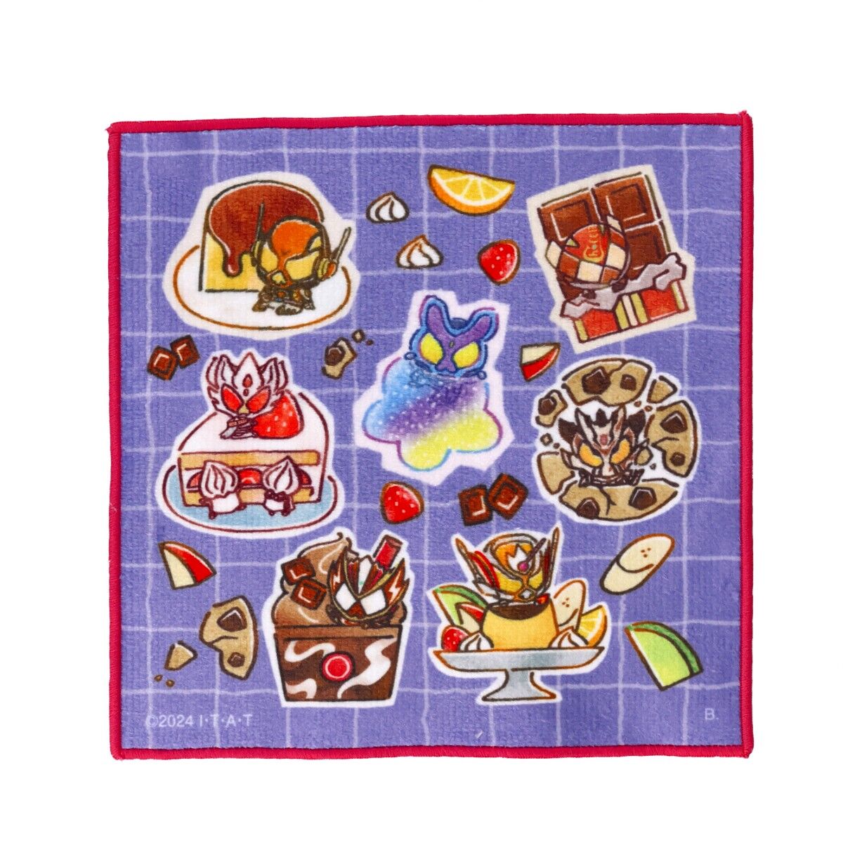 仮面ライダーガヴ お菓子 デフォルメ ミニタオル（総柄） | 仮面
