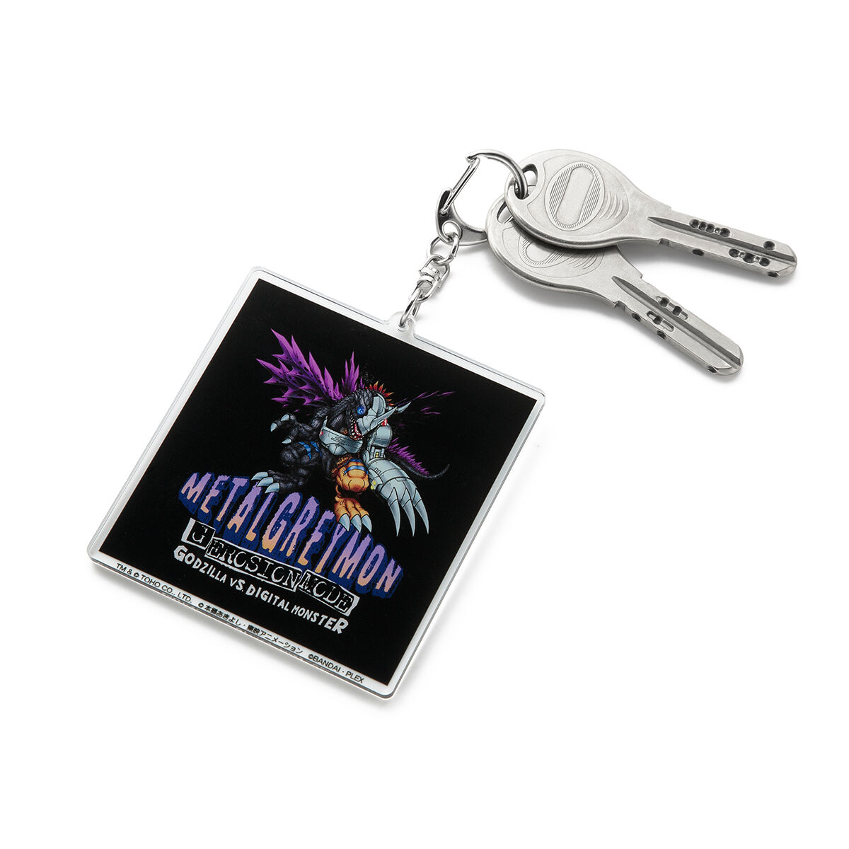 デジタルモンスター　デジモン　ストラップ キーホルダー ゴジラVSデジタルモンスター アクリルビッグキーホルダー