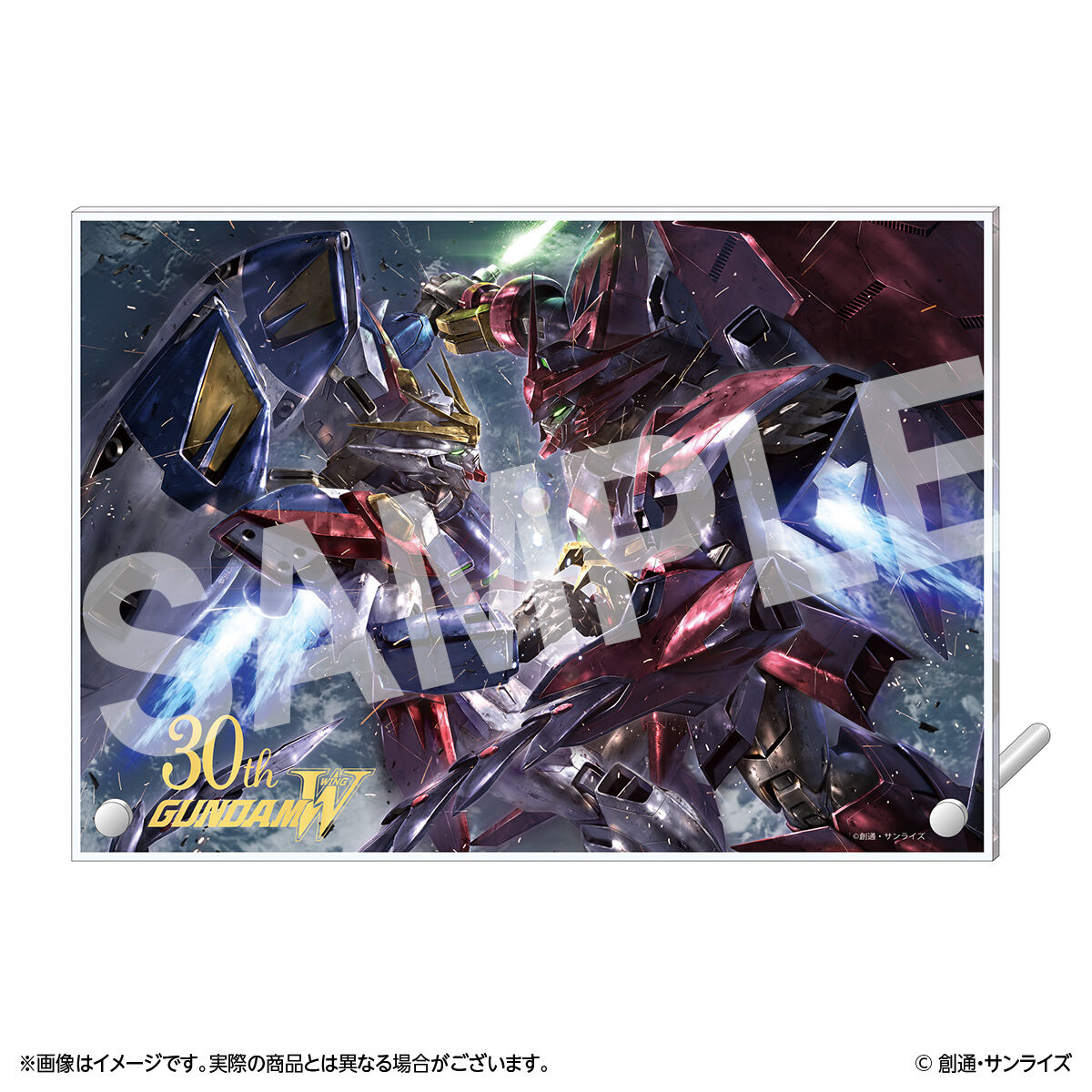 【新品未開封】新機動戦記ガンダムW アクリルアートパネル ・エンドレスカレンダー 受注生産】『新機動戦記ガンダムW&Endless Waltz』 アクリル