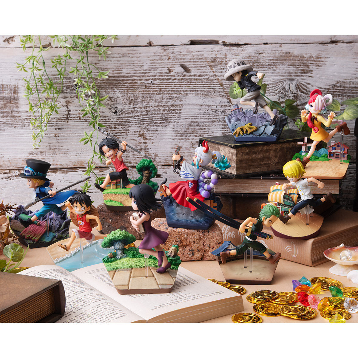ワンピース フィギュア G.E.M シリーズ RUN！RUN！RUN！ 全種類 抽選販売】G.E.M.シリーズ ワンピース トラファルガー・ロー RUN