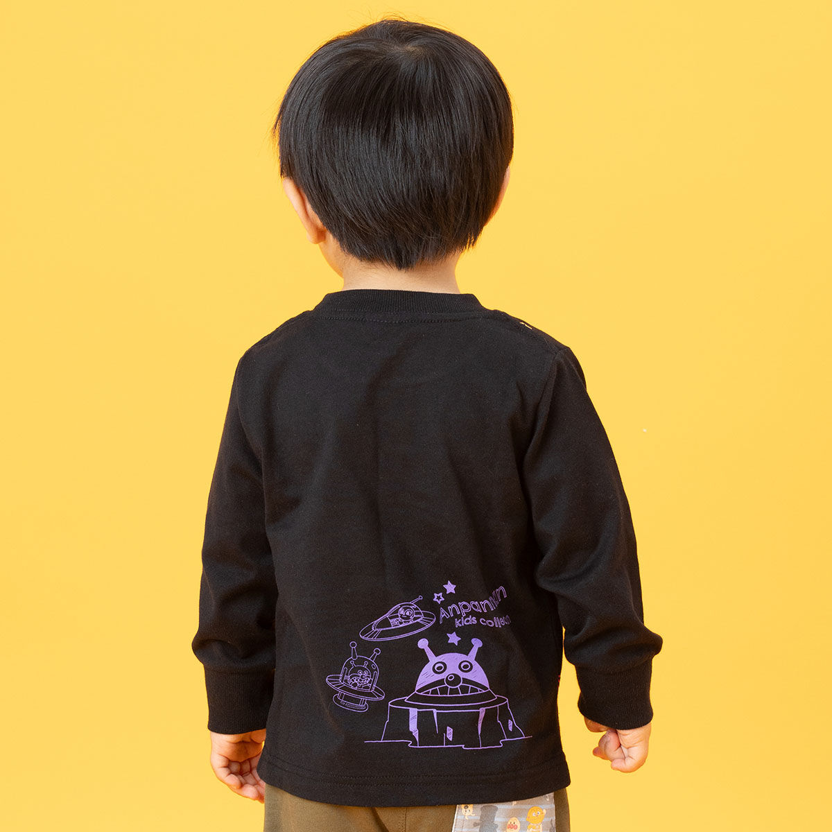 だだんだんBIGアップリケ長袖Tシャツ | それいけ！アンパンマン