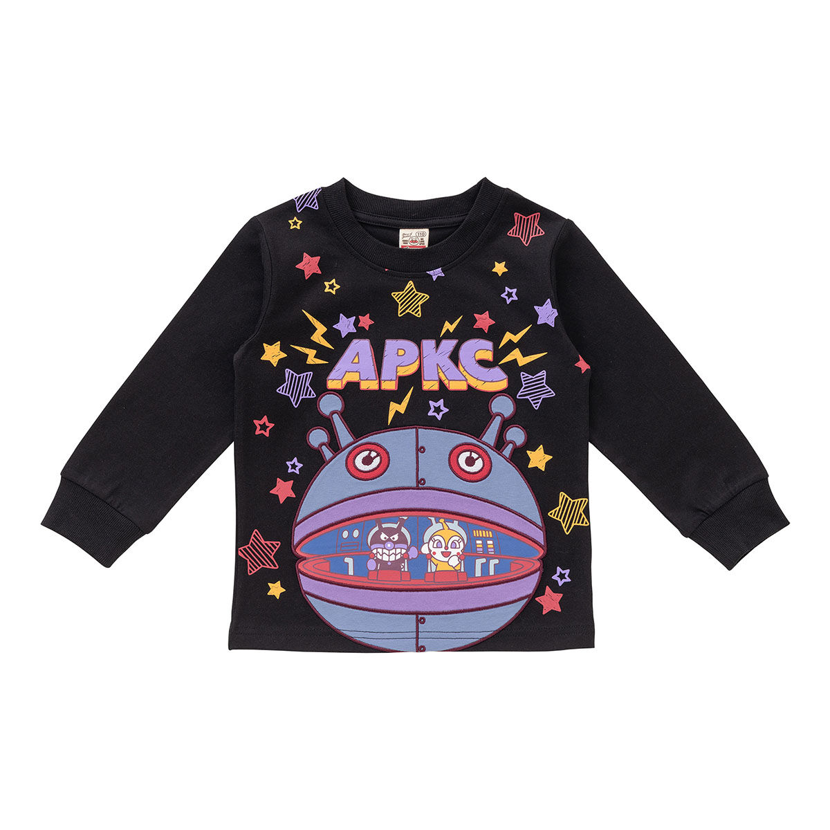 だだんだんBIGアップリケ長袖Tシャツ | それいけ！アンパンマン