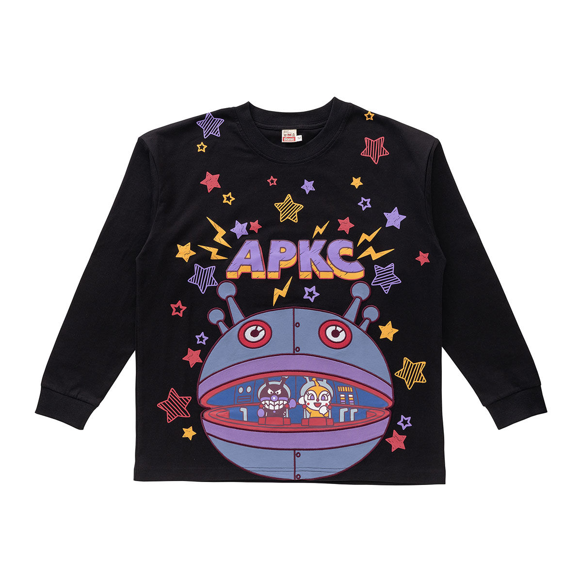 だだんだんBIGアップリケ長袖Tシャツ大人 | それいけ！アンパンマン
