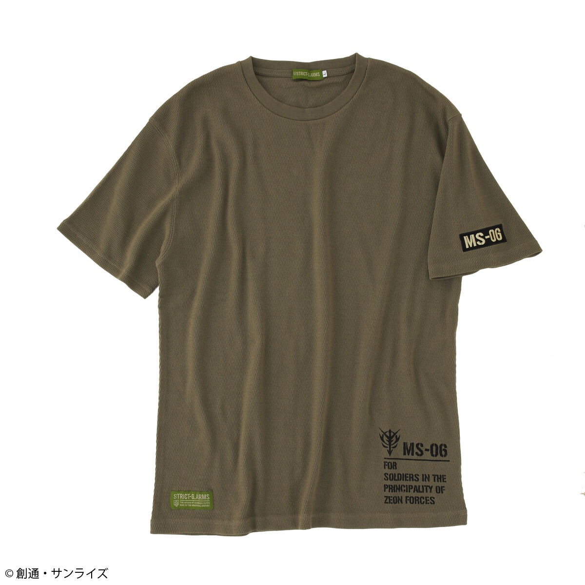 STRICT-G.ARMS『機動戦士ガンダム』ハニカムワッフルTシャツ MS-06ワン