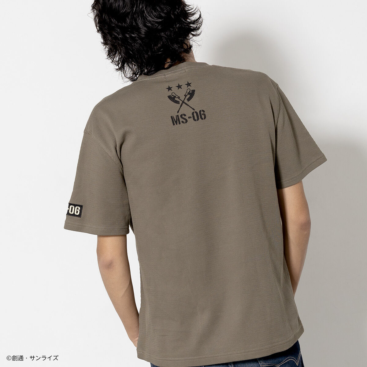 STRICT-G.ARMS『機動戦士ガンダム』ハニカムワッフルTシャツ MS-06ワン