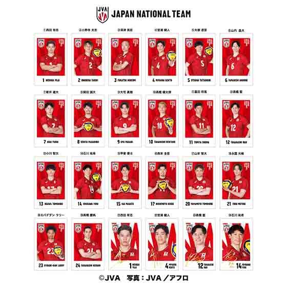 キャラポトレ バレーボール男子日本代表（10個入り） | 食品・飲料