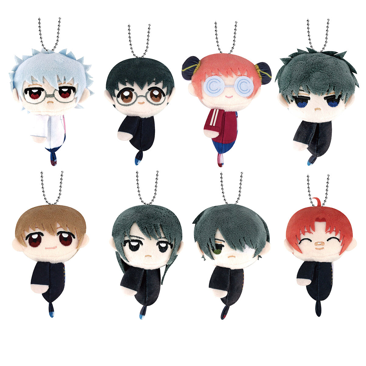 銀魂　レア　ちまりんず　ぬいぐるみ　坂田銀時　パー子　銀八先生 銀魂レアちまりんずぬいぐるみ坂田銀時パー子銀八先生