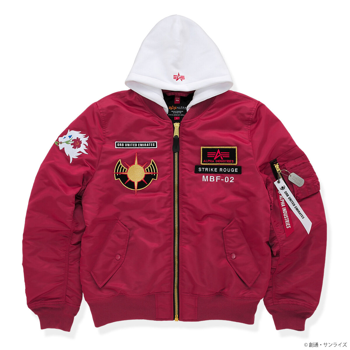 STRICT-G MA-1 ジャケット　ガンダムSEED オルフェモデル STRICT-G ALPHA『機動戦士ガンダムSEED FREEDOM』MA-1 NATUS カガリ