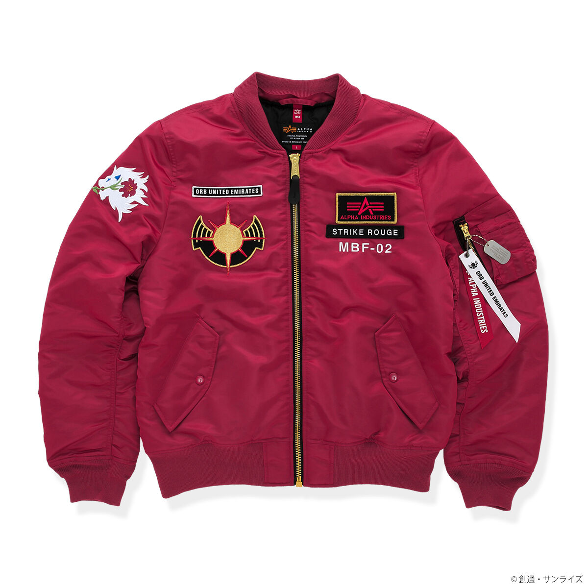 STRICT-G×ALPHA MA-1NATUS ガンダムUCリディモデル ALPHA INDUSTRIES MA-1 NATUS 「機動戦士ガンダムUC」 リディ