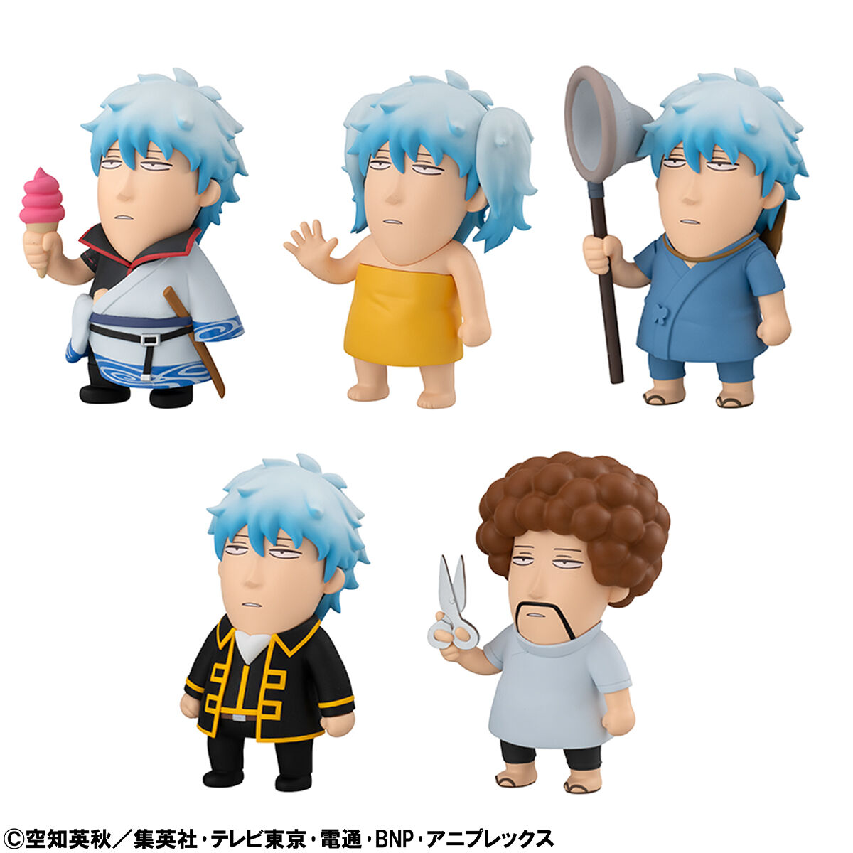 銀魂×大川ぶくぶ 銀さん大好き☆コレクション セット【限定シール付き
