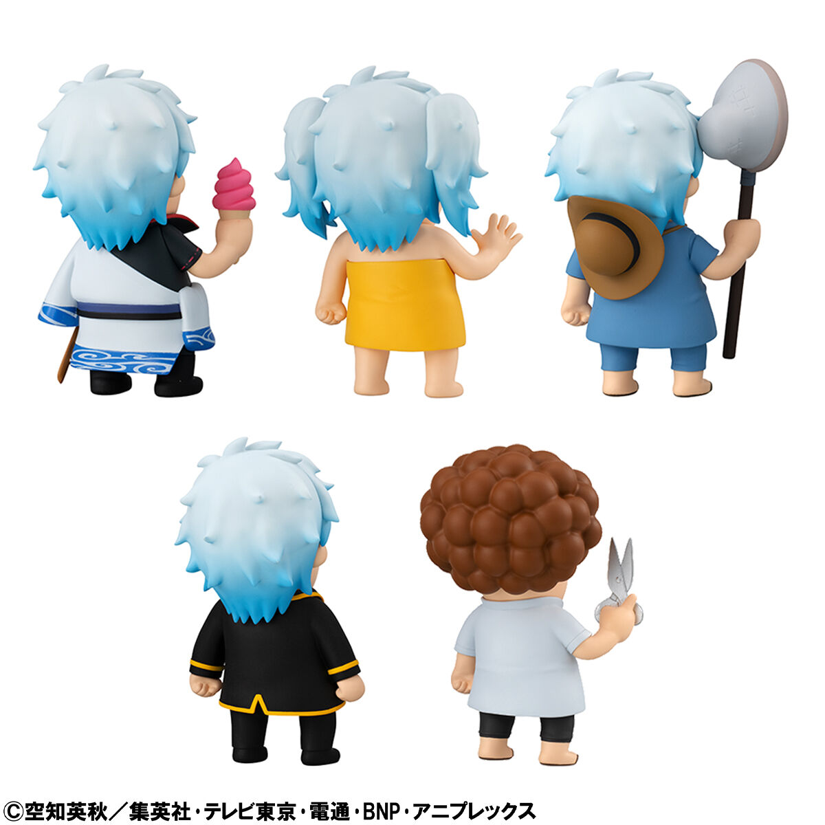 銀魂×大川ぶくぶ 銀さん大好き☆コレクション セット【限定シール付き
