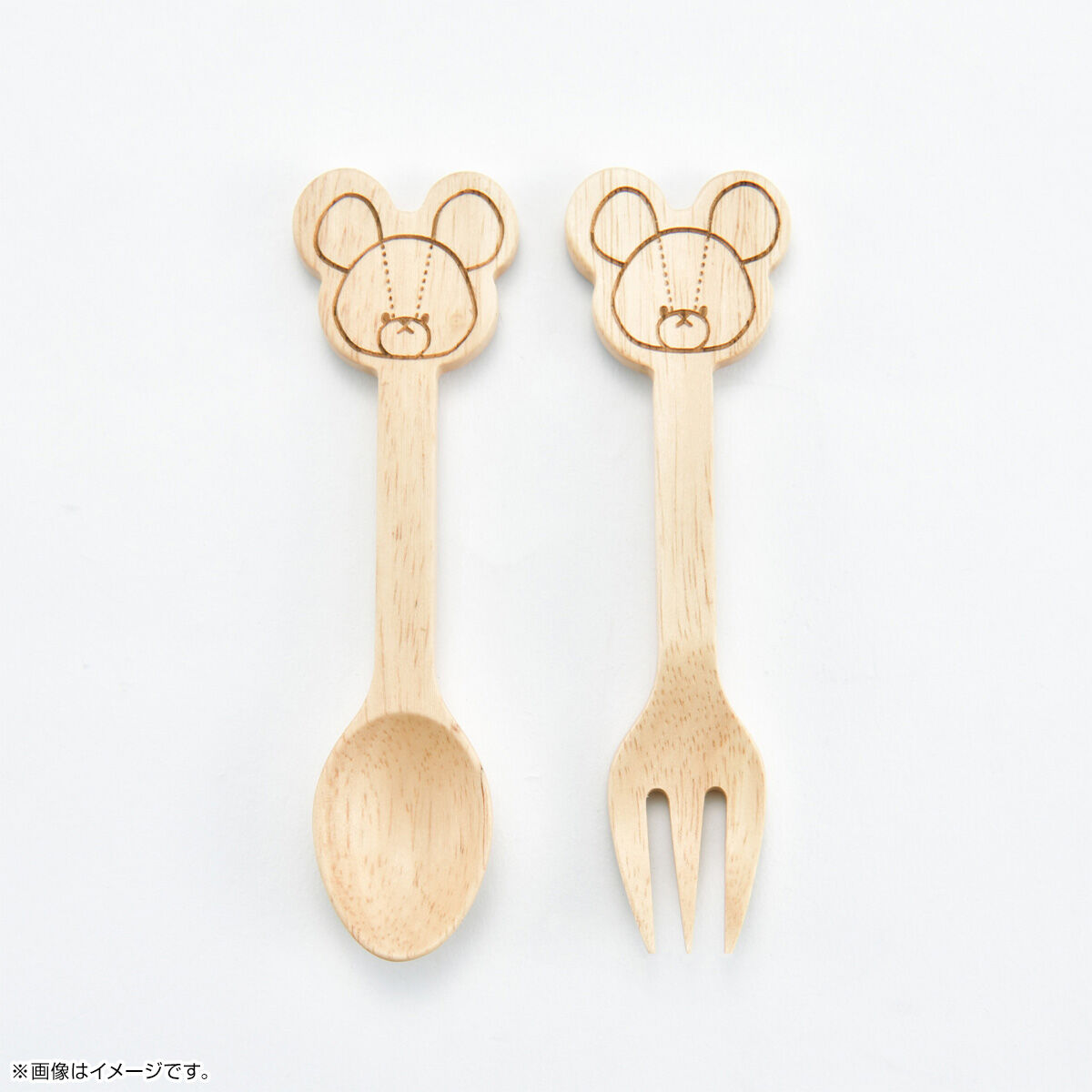くまのがっこう 木製プレート＆カトラリーセット スペシャルバージョン