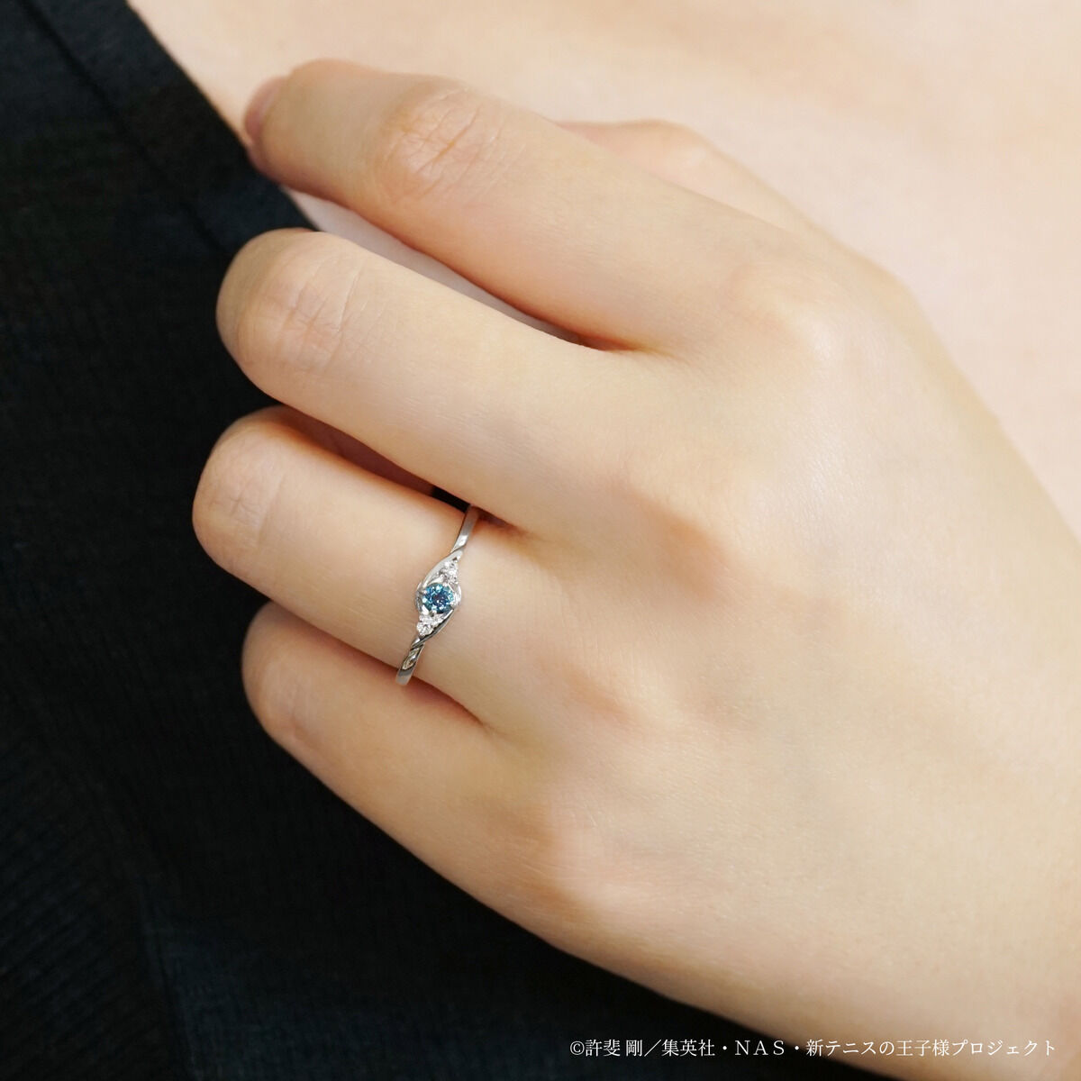 新テニスの王子様』TAKE-UP 手塚国光バースデーリング（シルバー