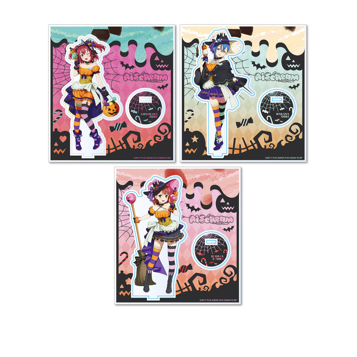 AiScReam ハロウィン アクリルスタンド（全3種） | ラブライブ