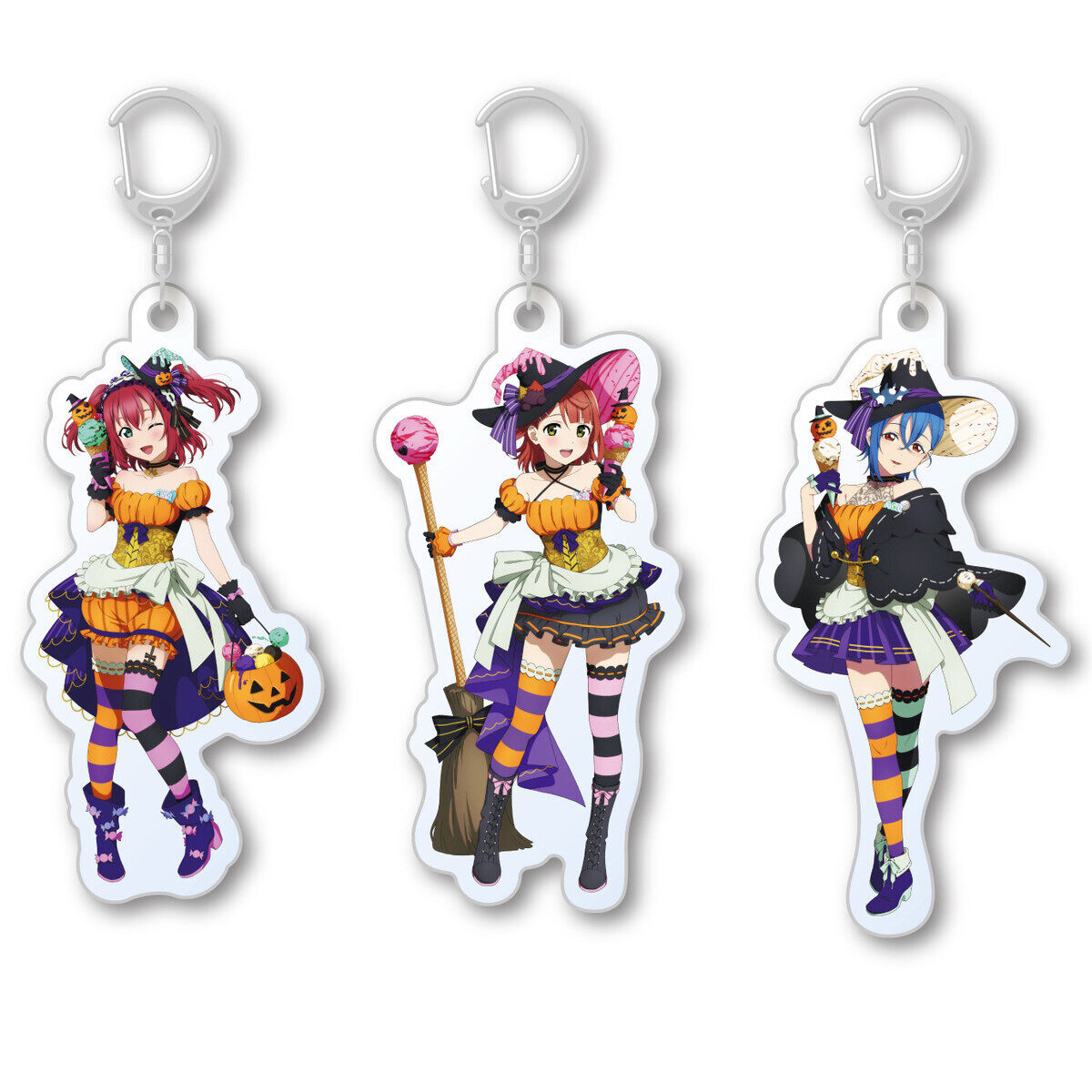 AiScReam ハロウィン アクリルキーホルダー（全3種） | ラブ