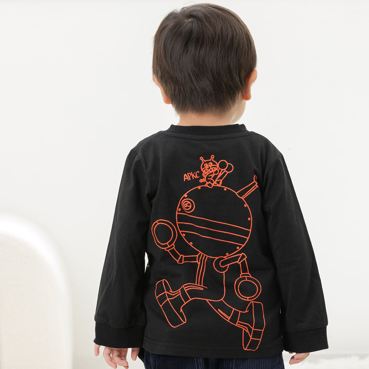光るだだんだん!ばいきんまん長袖Tシャツ | それいけ！アンパンマン