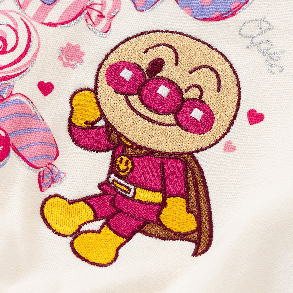 アンパンマン刺繍キャンディトレーナー | それいけ！アンパンマン