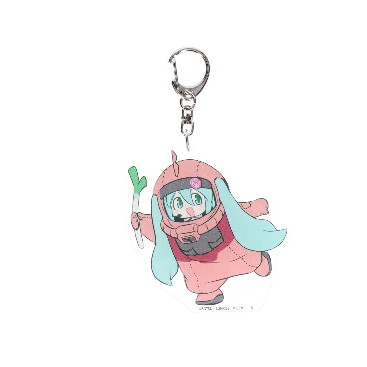 ガンダム45周年 × 初音ミク アクリルチャーム シャアザクぐるみ