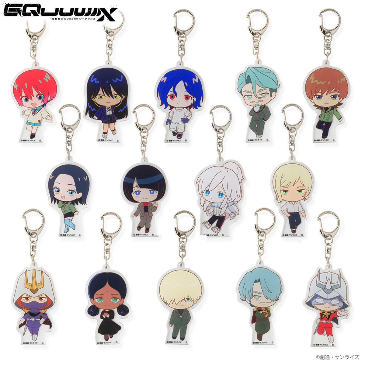 【9種】機動戦士ガンダム GQuuuuuuX グッズセット 機動戦士Gundam GQuuuuuuX(ジークアクス) アクリルスタンド